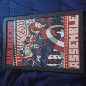 Wooden Avengers poster